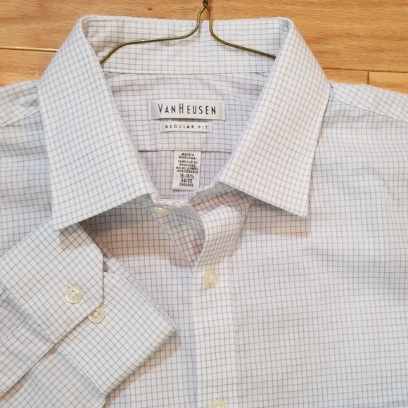 Van Heusen White Check Shirt - Picture 2 of 6